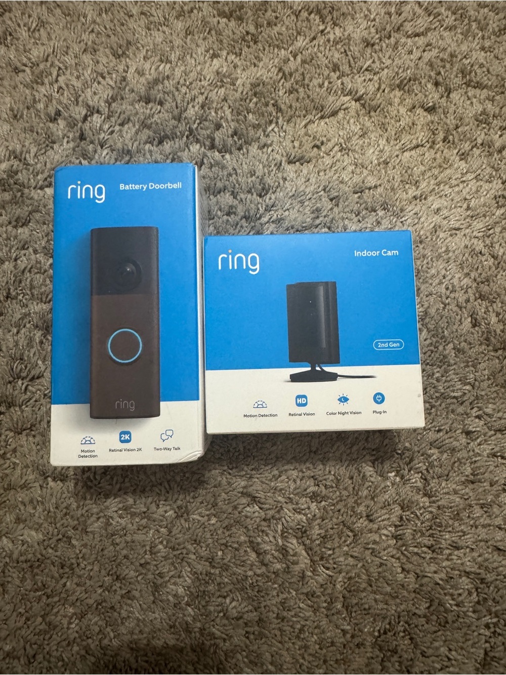 NWT Sealed Ring Wireless Doorbell & Indoor Camera
